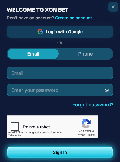 1Xon Casino Login Zugang, Passwort, Sicherheit.png